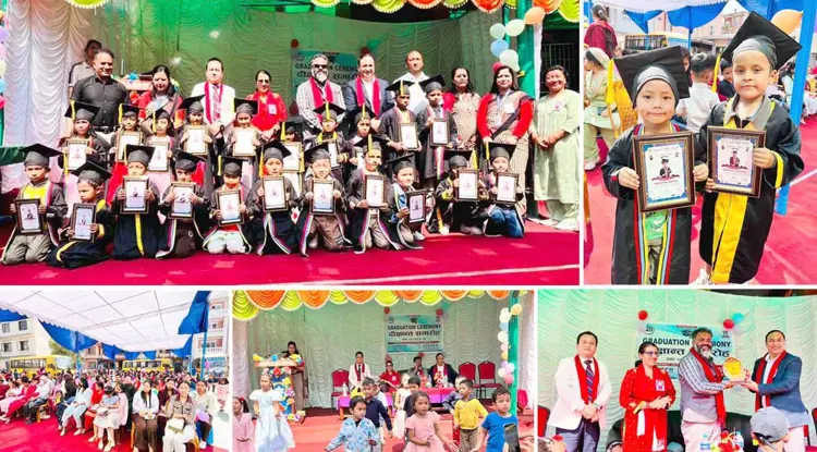 जोसेफ एडुकेशनल नेटवर्क अन्तर्गत जोसेफ हाई स्कुल तथा ईन्टरनेशनल जोसेफ पब्लिक स्कुलको कक्षा एसकेजीको दीक्षान्त समारोह
