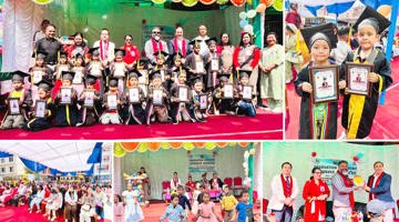 जोसेफ एडुकेशनल नेटवर्क अन्तर्गत जोसेफ हाई स्कुल तथा ईन्टरनेशनल जोसेफ पब्लिक स्कुलको कक्षा एसकेजीको दीक्षान्त समारोह 